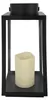 LED Laterne mit 1 LED und Timer, 30cm, in schwarz aus Produktbild-Vorschau 1