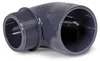 Mega Winkel 90° PVC-U 63 mm x 2 Zoll Klebemuffe x Produktbild-Vorschau 3
