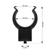 A black plastic clip with measurement indicators. Voir les images du produit