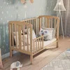 Lettino per bambini Sofia 60x120 cm – colore naturale, con Anteprima dell’immagine prodotto 2