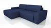 Ecksofa TOTI mit Schlaffunktion. Farbe: Kobalt 80. Produktbild-Vorschau 6