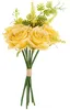 Bouquet de Roses Fleurs Artificielles 6Pcs Belle Densité de Voir les images du produit 2