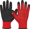 Polyester-Latex-Handschuhe Gnylex (Rtela) Rot-Schwarz Produktbild-Vorschau 2