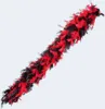 Halloween Federboa rot-schwarz Produktbild-Vorschau 1