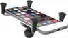A smartphone mounted on a black holder with adjustable arms. Anteprima dell’immagine prodotto