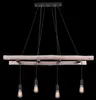 Globo Lighting Hängeleuchte Holz naturfarben, 4x E27 Produktbild-Vorschau 5