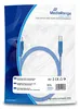 MediaRange USB Kabel A -> B St/St 1.80m blau LEDs Anteprima dell’immagine prodotto 2