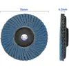 Zestaw 8 sztuk, ściernice listkowe, Ø 76 mm x 10 mm, Podgląd zdjęcia produktu 2