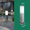 MasterLED Außenleuchte E27 IP44 Pollerleuchte 45cm Silber Produktbild-Vorschau 4