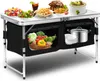 Jayseuw Cucina da campeggio 120x68x47, armadio da campeggio Anteprima dell’immagine prodotto 8