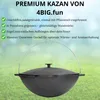 Premium Komplettset Uchag 2mm Stahl 12L Gusseisen Kazan Produktbild-Vorschau 9