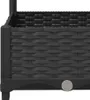 vidaXL Pflanzkübel mit Spalier Schwarz 120x40x121,5 cm PP - Produktbild-Vorschau 12