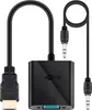Goobay 68793 Adattatore HDMI™/VGA, nichelato, nero, 0,1 m - Anteprima dell’immagine prodotto 1