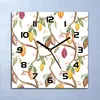 Wanduhr Echt-Glas-Küchenuhr Kakaofrüchte Quarz Lautlos Produktbild-Vorschau 1