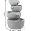 dobar Gartenbrunnen "Rama" 4-stufig mit LED Beleuchtung Produktbild-Vorschau 3