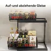 Küchenregal, 2 Etagen Waschbecken Regal, Küche Schrank Produktbild-Vorschau 2