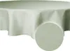 Tischdecke rund 160 cm hellgrün Leinenoptik Lotuseffekt Produktbild-Vorschau 2