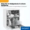 Exquisit Geschirrspüler GSP9114-450D weiß | 14 Maßgedecke | Produktbild-Vorschau 5