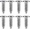 A group of eight screws arranged in two rows of four. Produktbild-Vorschau