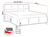 Manželská postel s úložným prostorem 140x200 TERCEIRA - Náhled obrázku produktu 7