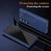 A blue phone case is shown with a phone inside, highlighting its protective features. Anteprima dell’immagine prodotto