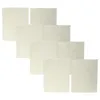 A set of eight white filters arranged in a staggered pattern against a white background. Produktbild-Vorschau