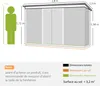 Záhradný domček Outsunny - s posuvnými dverami - oceľový - Náhľad obrázku produktu 11