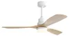 Stropní ventilátor AIORBER, s 52" dřevěnými lopatkami, Náhled obrázku produktu 2