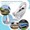 10er Set Edelstahl Klapphaken mit Feder, Produktbild-Vorschau 4