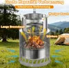LARS360 3-in-1 Edelstahl Raketenofen – Outdoor Produktbild-Vorschau 4