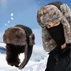 Herren Ushanka Russische Mütze mit Ohrenklappen Winddichte Produktbild-Vorschau 6
