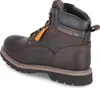 A single brown work boot shown from a side-diagonal angle. Voir les images du produit