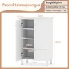COSTWAY 4-stöckiger Schuhschrank Holz, Schuhkommode mit Produktbild-Vorschau 6