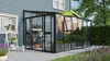 Vitavia skleník "Athena 10200" čierny 10,2 m² 3 mm tvrdené Náhľad obrázku produktu 8