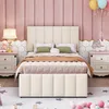 A child's bedroom with a bed, nightstands, and decorations. Produktbild-Vorschau
