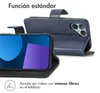 Funda Tipo Libro de Lujo para Fairphone 5 - Azul oscuro Vista previa de la imagen del producto 5