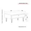 Couchtisch Ravenna Weiß Marmor Optik Produktbild-Vorschau 6
