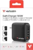 Caricatore Verbatim Mini Gan 165W 3Xusb-C Pd/1X Usb-A Qc Anteprima dell’immagine prodotto 9