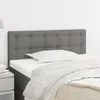 vidaXL Tête de lit gris foncé 90x5x78/88 cm Tissu Voir les images du produit 8