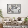 Gerahmtes Poster - Schwarzer Rahmen - Geometrie Kunst Stein Produktbild-Vorschau 6