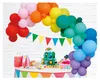 Globos Ballonbogen Regenbogen Set - bunte Partydekoration Produktbild-Vorschau 3