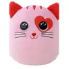 Squishy Beanies Flirt ružová plyšová mačka 30 cm Náhľad obrázku produktu 1