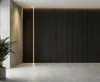 MEBANO. Akustický Panel Na Stenu 240 x 53 cm Čierna Drevo Náhľad obrázku produktu 6