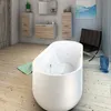freistehende Badewanne Wanne F26 170x80cm Whirlpool Luft & Produktbild-Vorschau 3