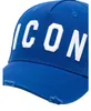 Dsquared2 ICON Baseballpet, blauw, uni Productafbeelding-voorbeeld 8