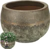 KOTARBAU® Keramický kvetináč Gold Výška 20 cm ⌀ 27 cm Náhľad obrázku produktu 1