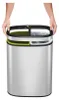 EKO - OLI-Cube Open Top Abfalleimer 10+10 Liter - Stainless Produktbild-Vorschau 4