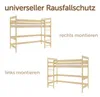 Interbeds Hochbett Holzbett Kinderbett 200x90cm mit Produktbild-Vorschau 4