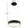 Arcchio LED-Hängelampe Aleksi, Ø 45 cm, schwarz, Metall, Produktbild-Vorschau 5