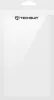 A white packaging bag with a logo and text. Produktbild-Vorschau